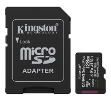 Карта пам'яті Kingston 128GB microSDXC class 10 UHS-I U3 V30 A1 Canvas Select Plus (SDCS3/128GB)