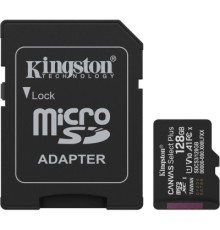 Карта пам'яті Kingston 128GB microSDXC class 10 UHS-I U3 V30 A1 Canvas Select Plus (SDCS3/128GB)
