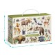 Пазл DoDo Монтессорі Лісові тварини, 200 елементів (300629)