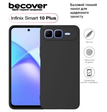 Чохол до мобільного телефона BeCover Silicone Infinix Smart 10 Plus (X6725B) Black (713764)