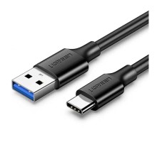 Дата кабель USB 3.0 AM to USB-C 1.5m 3A US184 black Ugreen (20883)
