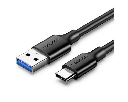 Дата кабель USB 3.0 AM to USB-C 1.5m 3A US184 black Ugreen (20883)