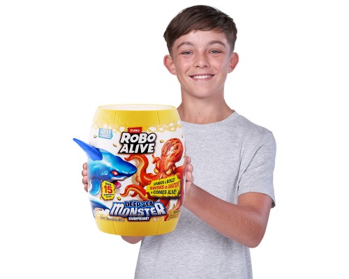 Інтерактивна іграшка Pets & Robo Alive сюрприз Глибоководний сюрприз. Велика біла акула (71155A)