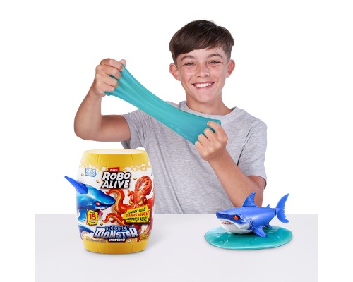 Інтерактивна іграшка Pets & Robo Alive сюрприз Глибоководний сюрприз. Велика біла акула (71155A)