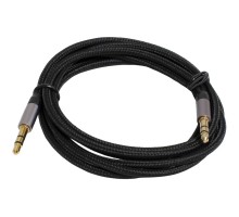 Кабель мультимедійний 3.5mm M to 3.5mm M 1.2m black Patron (CAB-PN-MUL-J-J-12)