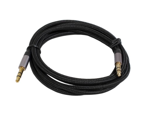 Кабель мультимедійний 3.5mm M to 3.5mm M 1.2m black Patron (CAB-PN-MUL-J-J-12)