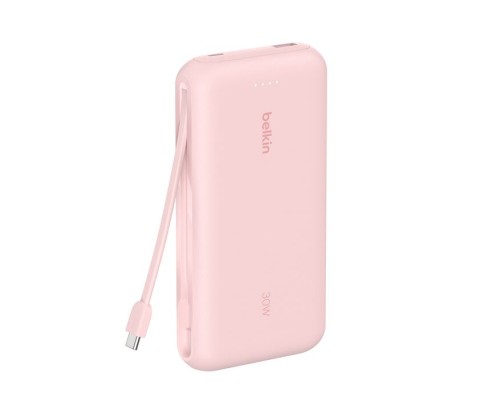 Батарея універсальна Belkin 20000mAh, 30W USB-C Pink (BPB024HQPK)