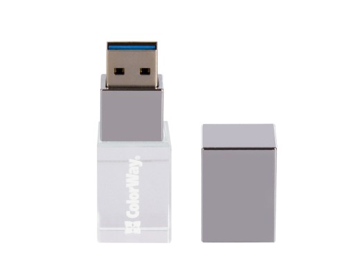 USB флеш накопичувач ColorWay 64GB ColorWay Crystal USB 3.0 (CW-USBCL64)