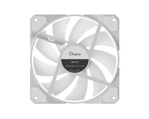 Кулер до корпусу OCYPUS BETA F12 WH ARGB REVERSE BLADE (BETA-F12-WH1AM01X-GL)
