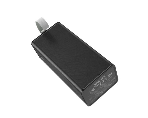 Батарея універсальна HOCO 40000mAh Powermaster PD/20W, QC/22.5W, Lamp, Black (J86 / 714737)