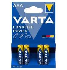 Батарейка Varta AAA Longlife Power лужна * 4 (04903121414)