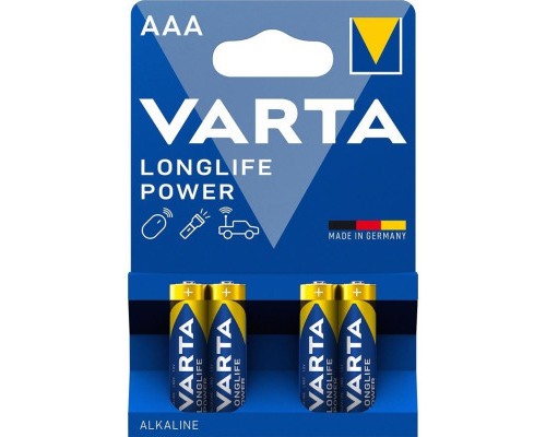 Батарейка Varta AAA Longlife Power лужна * 4 (04903121414) 