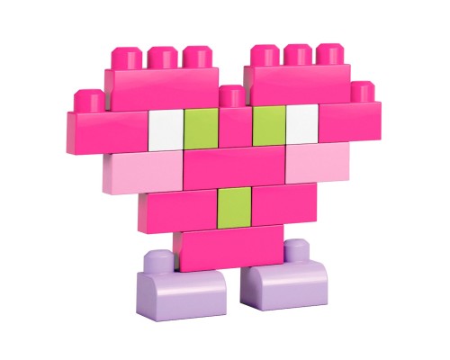 Конструктор Mega Bloks рожевий у мішку 80 деталей (DCH62) Конструктор Mega Bloks рожевий у мішку 80 деталей (DCH62)
