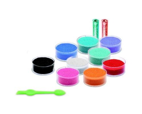 Набір для творчості Djeco Рисование песком и блестками Радужные рыбки (DJ08661)