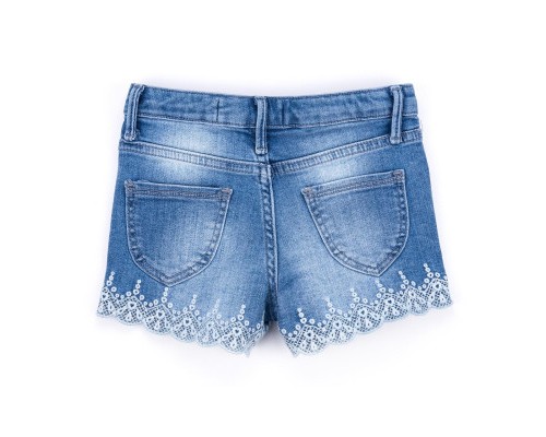 Шорти дитячі Breeze з мереживом (OZ-18810-128G-blue)