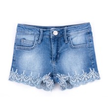 Шорти дитячі Breeze з мереживом (OZ-18810-128G-blue)