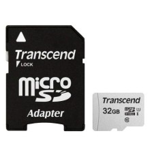 Карта пам'яті Transcend 32GB microSDHC class 10 UHS-I U1 (TS32GUSD300S-A)