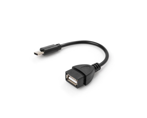 Дата кабель OTG USB 2.0 AF to Type-C Vinga (VCPDCOTGTCBK)