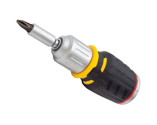 Викрутка Stanley FatMax STUBBY реверсивна + 6 біт (FMHT0-62688)