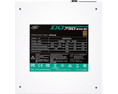 Блок живлення Deepcool 750W (DQ750-M-V2L WH)