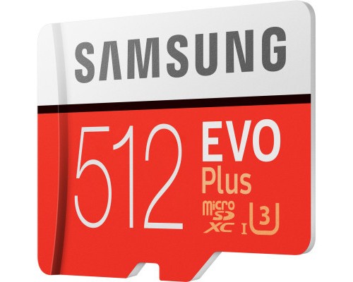 Карта пам'яті Samsung 512GB microSD class 10 UHS-I U3 Evo Plus V2 (MB-MC512HA/RU)