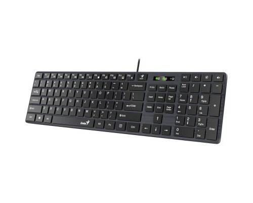Клавіатура Genius SlimStar 126 USB Black Ukr (31310017407)