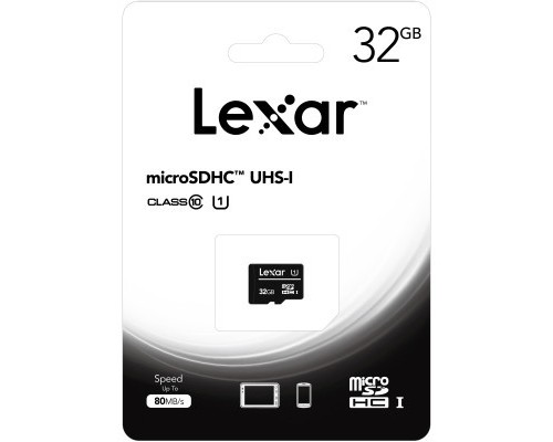 Карта пам'яті Lexar 32GB microSDHC class 10 UHS-I (LFSDM10-32GABC10)