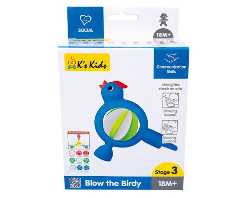 Брязкальце K’S KIDS Свисток Пташка (KA10765-GB)