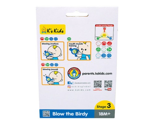 Брязкальце K’S KIDS Свисток Пташка (KA10765-GB)