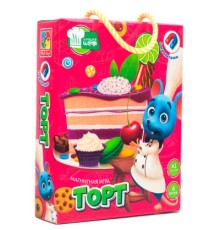 Розвиваюча іграшка Vladi Toys Магнітна кулінарна гра Торт, рос (VT3004-07)