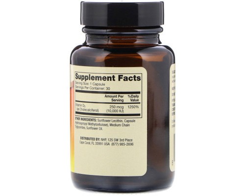 Вітамін Dr. Mercola Ліпосомальний Вітамін D3, 10000 МО, Liposomal Vitamin D3, 30 (MCL-03148)