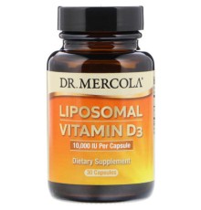 Вітамін Dr. Mercola Ліпосомальний Вітамін D3, 10000 МО, Liposomal Vitamin D3, 30 (MCL-03148)