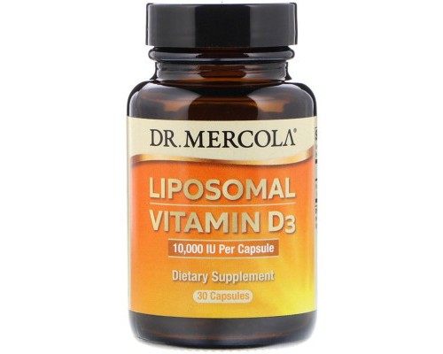 Вітамін Dr. Mercola Ліпосомальний Вітамін D3, 10000 МО, Liposomal Vitamin D3, 30 (MCL-03148)