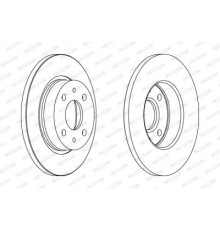 Гальмівний диск FERODO DDF215