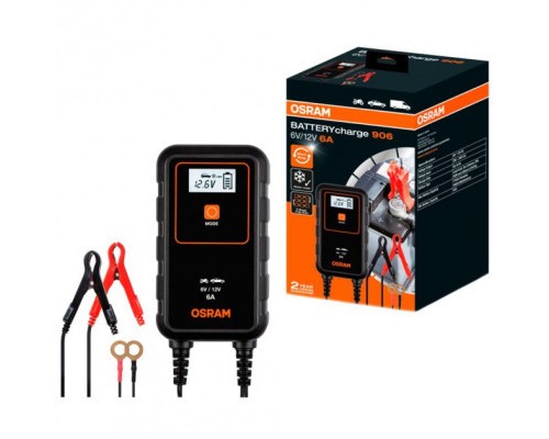 Зарядний пристрій для автомобільного акумулятора Osram OEBCS906