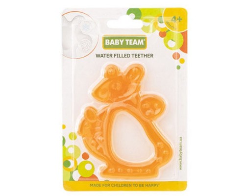 Прорізувач Baby Team з водою Кенгуру (4004_кенгуру_оранжевый)