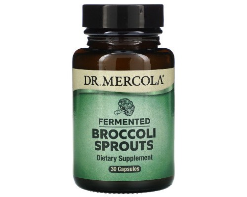 Трави Dr. Mercola Ферментовані паростки Брокколі, Fermented Broccoli Sprouts, (MCL-01776)