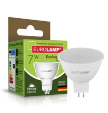 Лампочка Eurolamp LED SMD MR16 7W GU5.3 3000K 220V (LED-SMD-07533(P))