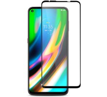 Скло захисне PowerPlant Full screen Motorola Moto G9 Plus, Black (GL609406)