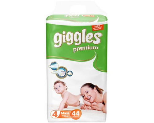Підгузки Giggles Premium Maxi 7-18 кг 44 шт (8680131201600)