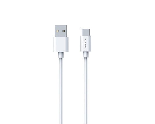 Дата кабель USB 2.0 AM to Type-C 2.4A white Proda (PD-B72a-WHT)