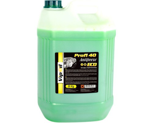 Антифриз VIPOIL ECO Profi 40 green 20кг (701249)