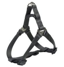 Шлея для собак Trixie Premium XS-S 30-40 см/10 мм графіт (4053032019065)