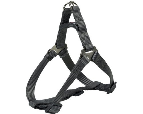 Шлея для собак Trixie Premium XS-S 30-40 см/10 мм графіт (4053032019065)