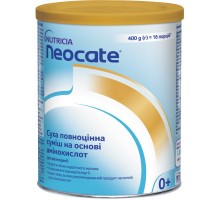 Дитяча суміш Nutricia Neocate для дітей з харчовою алергією від народження 400 г (5016533655155)