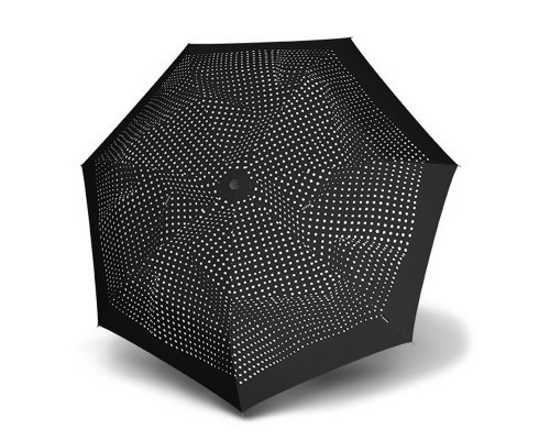 Парасоля Knirps T.050 Bolero Black/Ecru складана (Kn95 3050 4933)