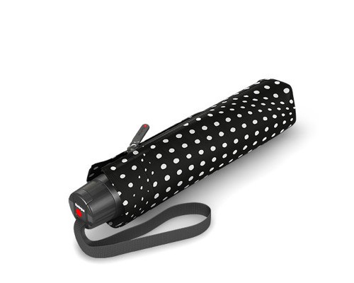 Парасоля Knirps T.050 Bolero Black/Ecru складана (Kn95 3050 4933)