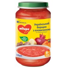 Дитяче пюре Milupa Український борщ 200 г (5900852045233)