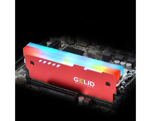 Охолодження для пам'яті Gelid Solutions Lumen RGB RAM Memory Cooling Red (GZ-RGB-02)