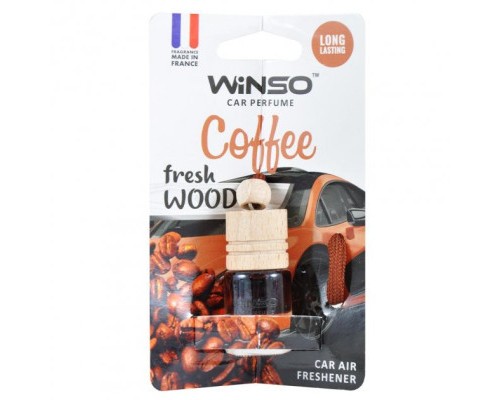 Ароматизатор для автомобіля WINSO Fresh Wood Coffee 4,5мл (530360) 